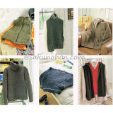 太い糸でザクザク編もう！シンプル・メンズニットM＆L