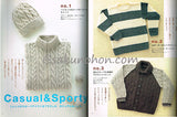 好きなサイズで編める　彼のためのニット M＆L＆LLサイズ