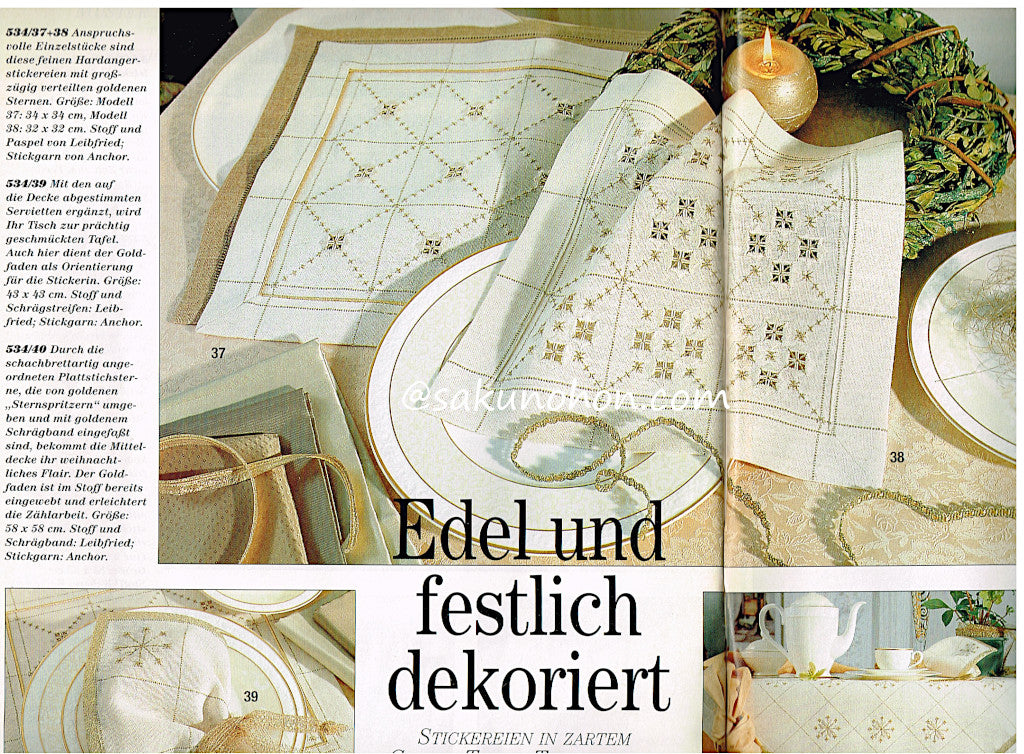 Anna SPECIAL HARDANGER und Ajourstickerei(ハーダンガーと Anna SPECIAL HARDANGER und Ajourstickerei(ハーダンガーと