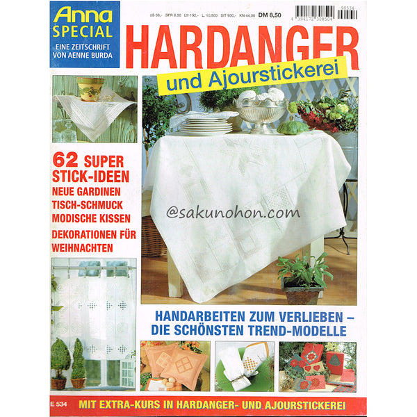 Anna SPECIAL HARDANGER und Ajourstickerei（ハーダンガーと