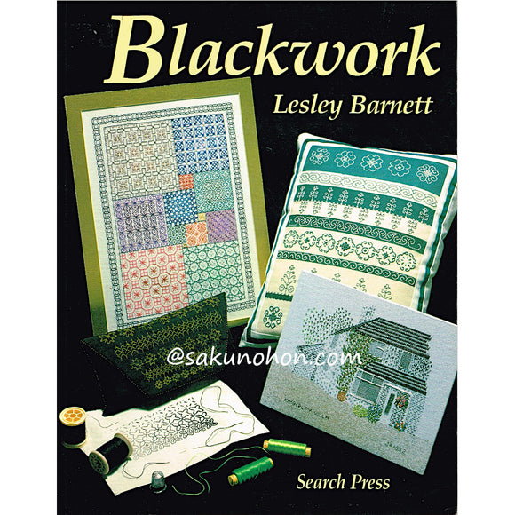 Blackwork（ブラックワーク刺繍図案集）　Lesley Barnett