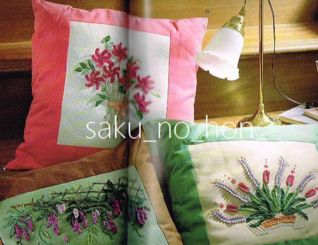 花のレリーフ刺しゅう 菊地かなえ – 古書 朔の本